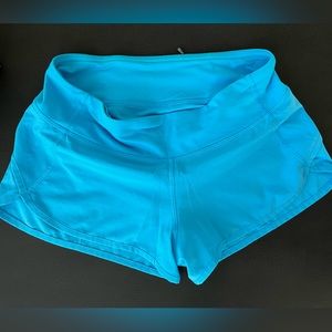 Lululemon Speed up shorts lined 2.5” size 4